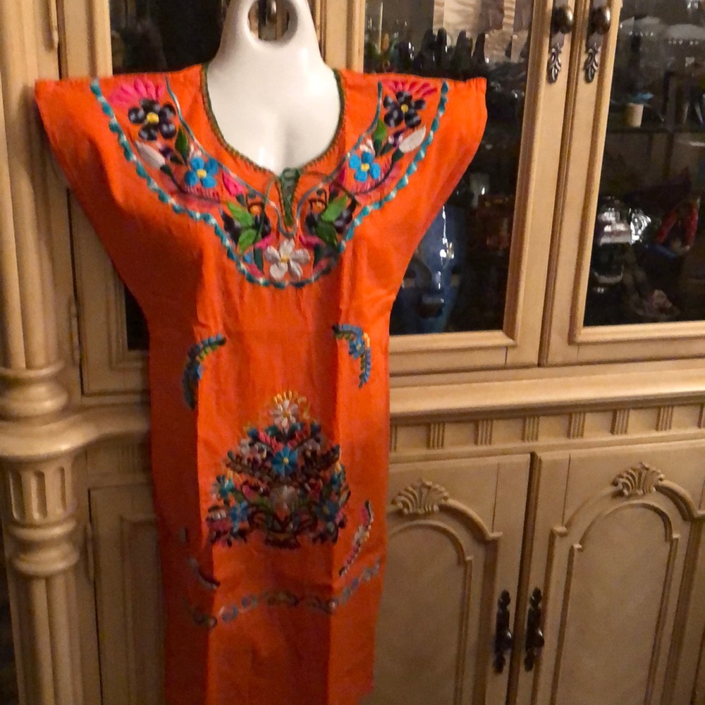 Artesanal dress for girls size 10 more sz